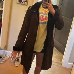 Artico Platinum Italian Shearling Coat